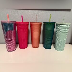 Starbucks Vibrant Textured Tumbler Collection